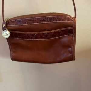 BRAHMIN Vintage Brown Leather  Bag